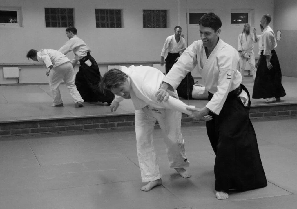 Aikido-träning i dojon